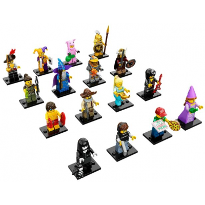 LEGO MINIFIGS SERIE 12 -Serie Complete 16 minifgs 2014